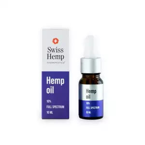Swiss Hemp - CBD Масло КБД Hemp Oil 10% (10 ml./1000 mg.) Full Spectrum
