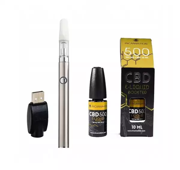 CBD Вейп-набор - Вейп-ручка Vertex 510 + CBD Жидкость для вейпа 500 (10 ml./500 mg.)