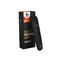 HHC Вейп-ручка Eighty8 - Mango 99% Broad Spectrum (0.5 ml.)