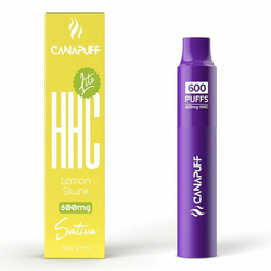 HHC Вейп-ручка Canapuff - Lemon Skunk (600 mg. HHC) 2 ml.