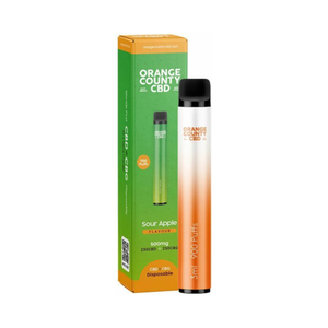 Orange County - CBD/CBG Вейп-ручка Sour Apple (250 mg. CBD + 250 mg. CBG) 2 ml.
