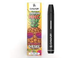 HHC Вейп-ручка Canapuff - Pineapple Diesel 96% Premium - 1 ML