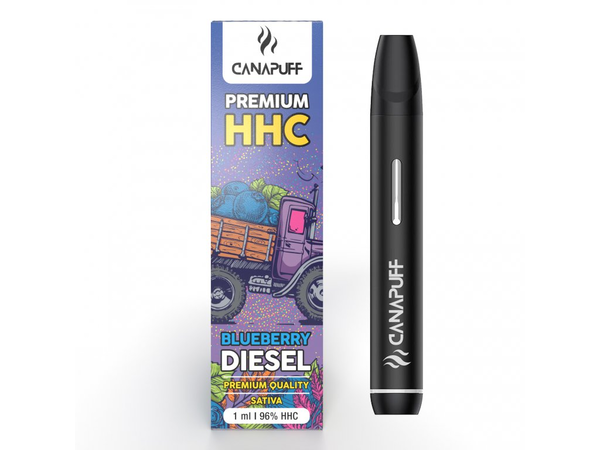 HHC Вейп-ручка Canapuff - Blueberry Diesel 96% Premium - 1 ML