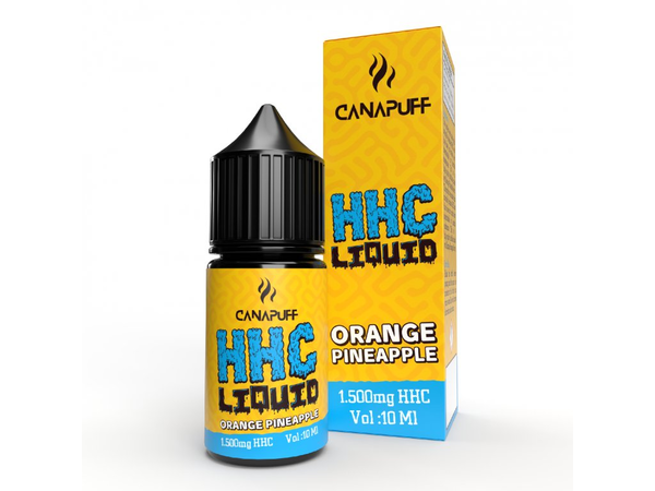 HHC Жидкость для вейп-ручки Canapuff - E-Liquid Orange Pineapple (1500 mg. HHC) - 10 ml.