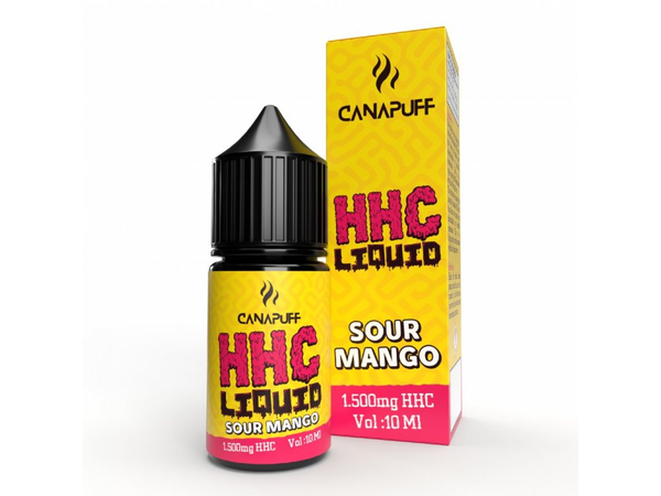 HHC Жидкость для вейп-ручки Canapuff - E-Liquid Sour Mango (1500 mg. HHC) - 10 ml.