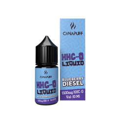 HHC-O Жидкость для вейп-ручки CANAPUFF - E-Liquid Blueberry Diesel 10 ml.