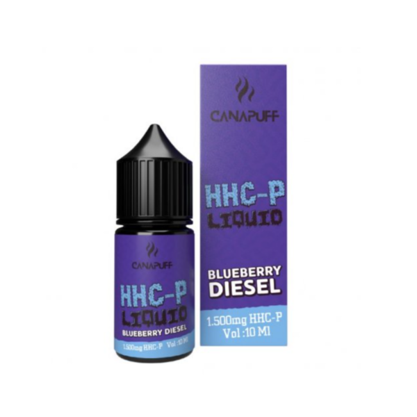 HHC-P Жидкость для вейп-ручки CANAPUFF - E-Liquid Blueberry Diesel 10 ml.