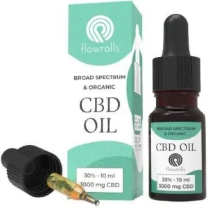 Flowrolls - CBD Масло КБД 30% (3000 mg.) Broad Spectrum