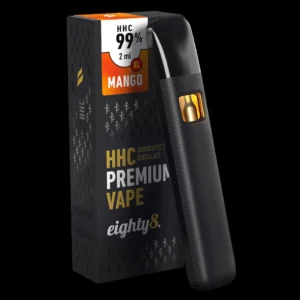 HHC Вейп-ручка Eighty8 - Mango 99% Broad Spectrum (2 ml.)