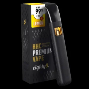 HHC Вейп-ручка Eighty8 - Lemon 99% Broad Spectrum (2 ml.)