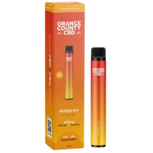 Orange County - CBD/CBG Вейп-ручка Mango Ice (250 mg. CBD + 250 mg. CBG) 2 ml.