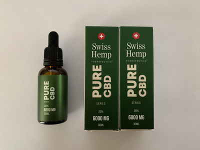 Максимальная чистота и высокая концентрация: CBD Изолят Swiss Hemp Pure 20% 6000 мг