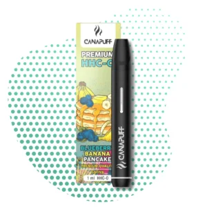 HHC Картридж для вейп-ручки Canapuff - Blueberry Banana Pancake 96% (0.5 ml.)