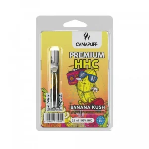 HHC Картридж для вейп-ручки Canapuff - Banana Kush 96% (0.5 ml.)