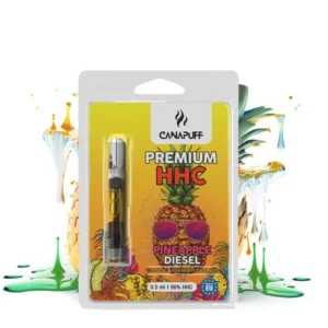 HHC Картридж для вейп-ручки Canapuff - Pineapple Diesel 96% (0.5 ml.)