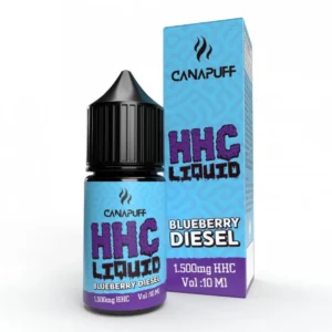 HHC Жидкость для вейп-ручки Canapuff - E-Liquid Blueberry Diesel (1500 mg. HHC) - 10 ml.