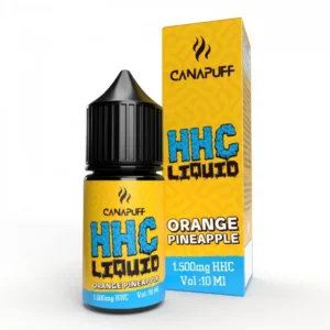 HHC-O Жидкость для вейп-ручки CANAPUFF - E-Liquid Orange Pineapple 10 ml.