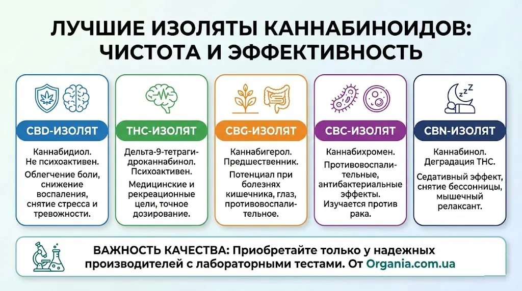 изоляты каннабиса