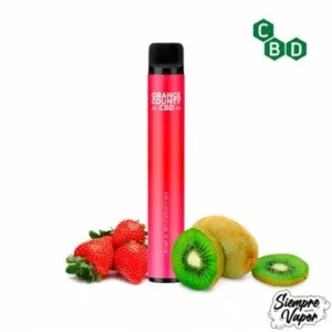 Orange County - CBD/CBG Вейп-ручка Kiwi & Strawberries (250 mg. CBD + 250 mg. CBG) 2 ml.