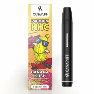HHC Вейп-ручка Canapuff - Banana Kush 96% Premium - 1 ML