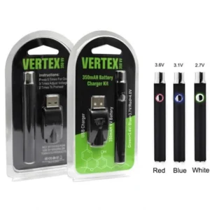 CBD Вейп-ручка Vertex 510 + Картридж White/Black